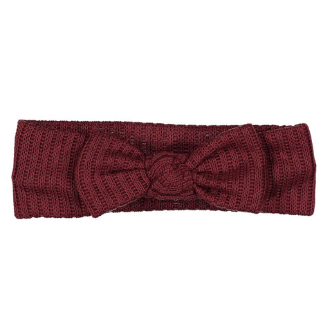 Knot Hairbands Sweater Headwrap // Burgundy