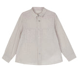 JNBY LS BUTTON DOWN SHIRT LT GREY