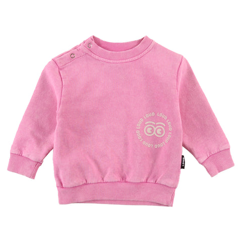 Loud Apparel Folk Sweater Regular Fit Azalea Marble Dye
