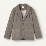 Popelin Oxford Blazer With Lapel