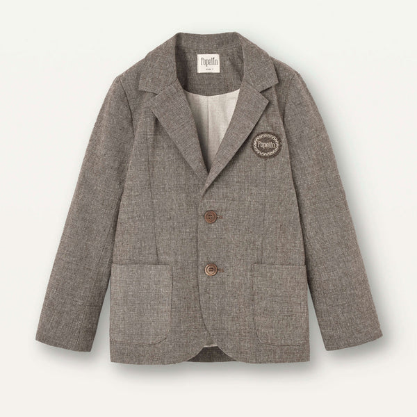 Popelin Oxford Blazer With Lapel