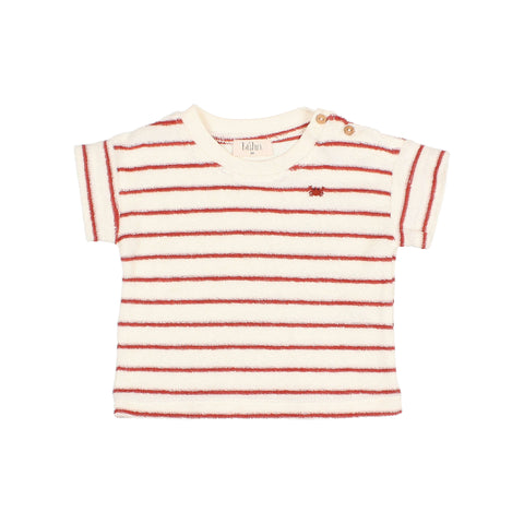 Buho BB Terry Stripes T-Shirt Argile