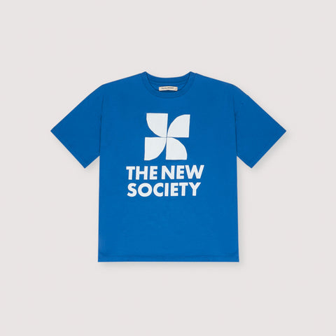 The New Society Mykonos T-Shirt Cobalto