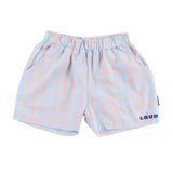 Loud Apparel Remare Shorts Check Neon