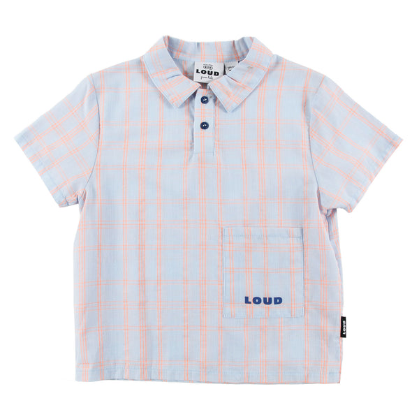 Loud Apparel Tramonto Shirt Polo Check Neon