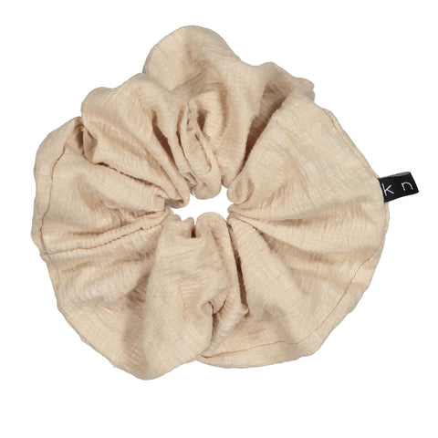 Knot Hairbands Vintage Tee Scrunchie // Tan