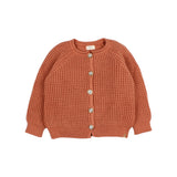 Buho Soft Knit Cardigan Terracota