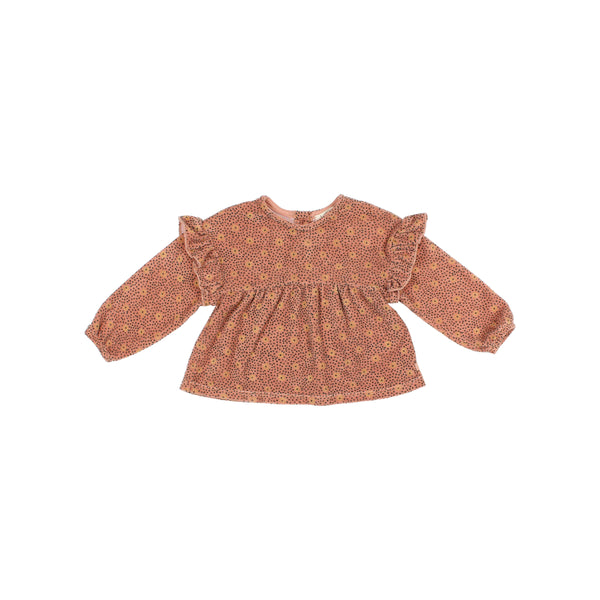 Buho BB Flower Dots Sweatshirt Rose Clay