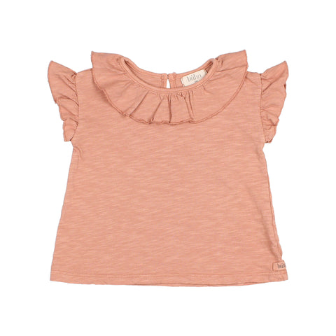 Buho BB Frill Collar T-Shirt Rose Clay