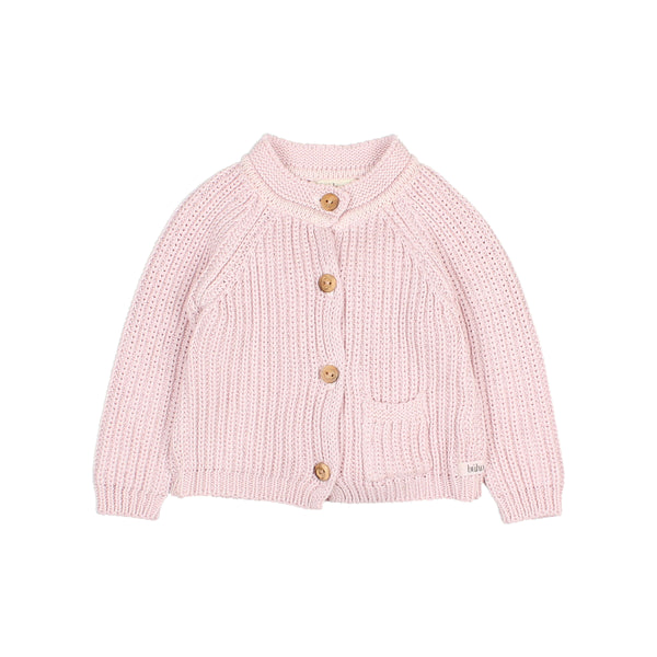 Buho BB Cotton Knit Cardigan Mauve