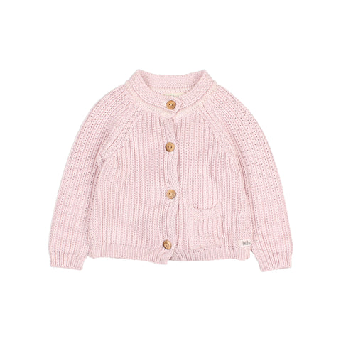 Buho BB Cotton Knit Cardigan Mauve