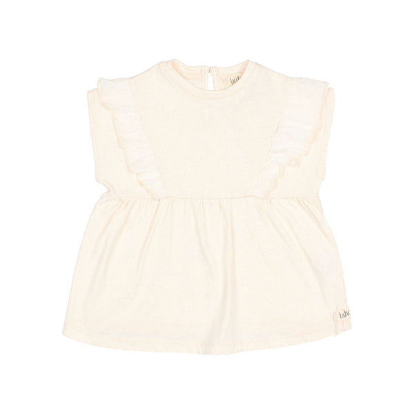 Buho BB Girly Linen T-Shirt Talc