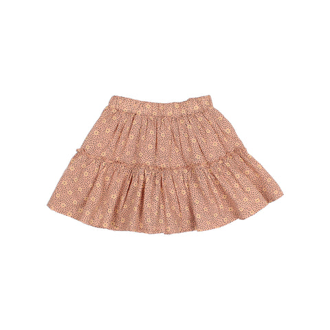 Buho Flower Dots Skirt Rose Clay