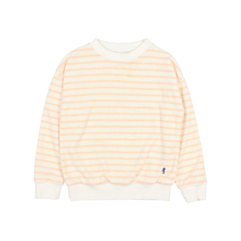 Buho Terry Stripes Sweatshirt Light Pink