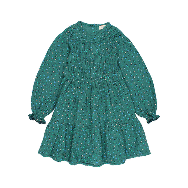 Buho Garden Dress Us Emerald