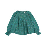 Buho Garden Blouse Emerald