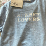 Buho Sunset T-Shirt Placid Blue