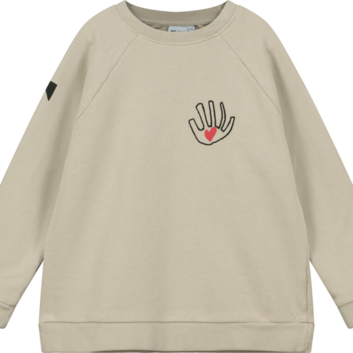 Beau Loves Mushroom 'LOVES' Raglan Sweater