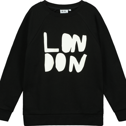 Beau Loves Black 'LONDON' Raglan Sweater