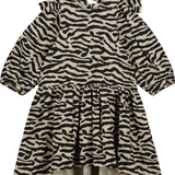 Beau Loves Mushroom Tiger Stripe Bow Bow Dress