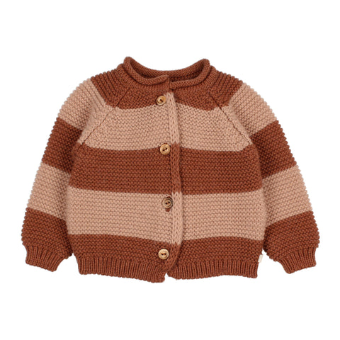 Buho Bands Cardigan Cocoa