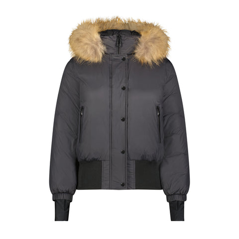 SCOTCH BONNET Teen Matte Bomber Natural Fur 123