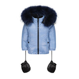 SCOTCH BONNET Baby Reversible Navy/Blue navy fur 15