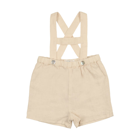 Coco Blanc Boys Overalls Cream