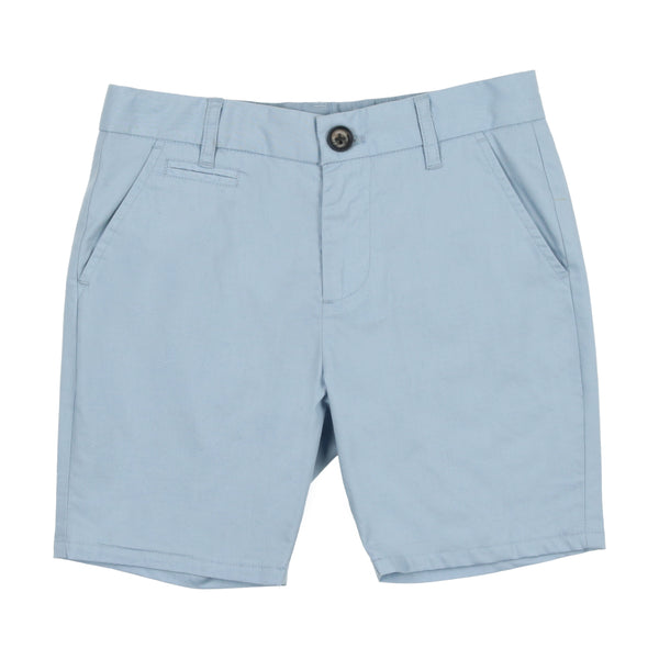 Coco Blanc Poplin Shorts Pale Blue