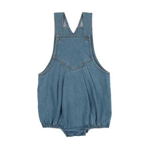 Coco Blanc Denim Romper Blue Denim