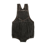 Coco Blanc Denim Romper Black Denim