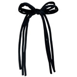 Knot Hairbands Corded Bow Clip // Black