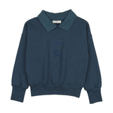 Coco Blanc Crest Sweatshirt Blue