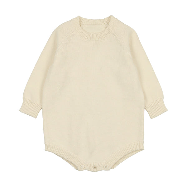 Coco Blanc Chunky Knit Onesie Cream