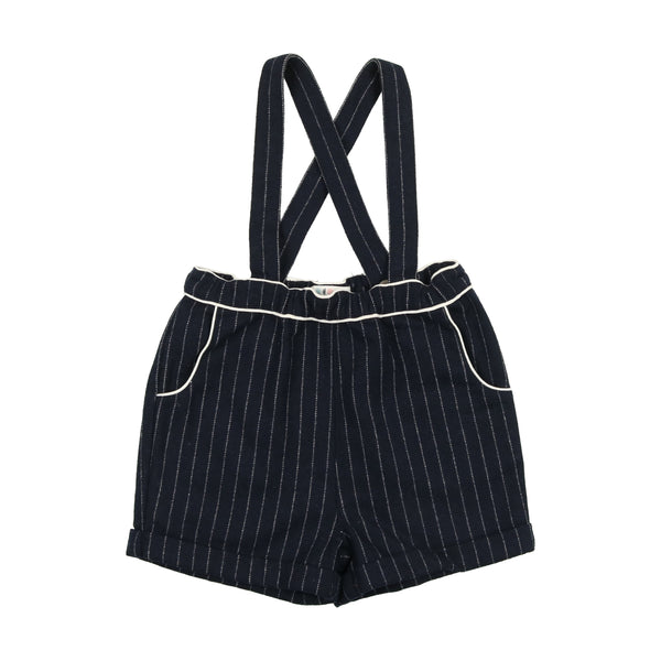 Coco Blanc Pinstripe romper Navy Pinstripe