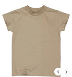 Levv Labels Shortsleeve Taupe