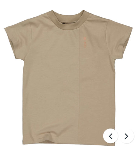 Levv Labels Shortsleeve Taupe