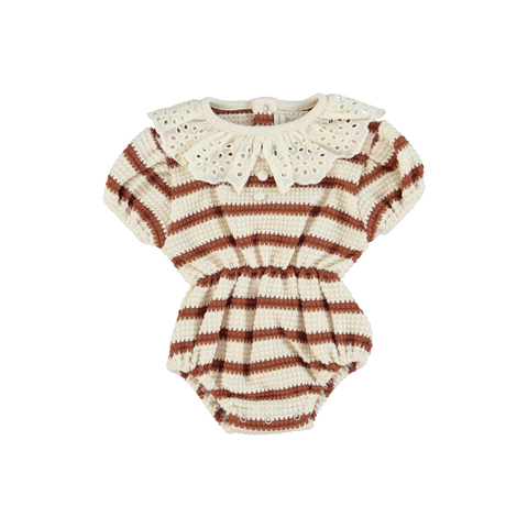 Bebe Organic Agnes Romper Nostalgia