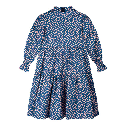 Atelier Parsmei Prysselius Dress Blue Pink Dots