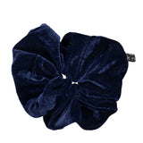 Knot Hairbands Velvet Scrunchie // Navy