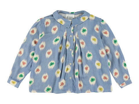 Morley Violet Girls Shirt Bleu