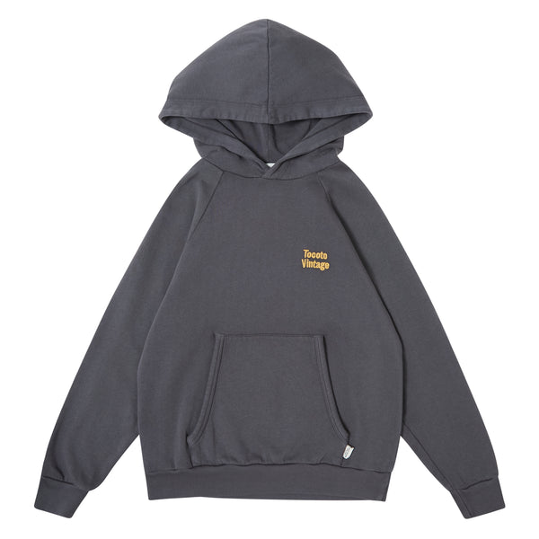 Tocoto Vintage Hooded Sweatshirt Dark Grey