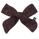 Knot Hairbands Waffle Bow Clip // Camel