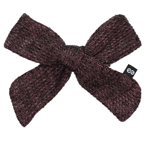 Knot Hairbands Waffle Bow Clip // Camel