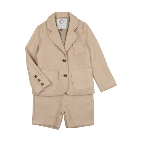 Coco Blanc Wool Suit Camel