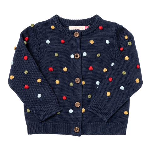 Pink Chicken Girls Maude Sweater - Navy