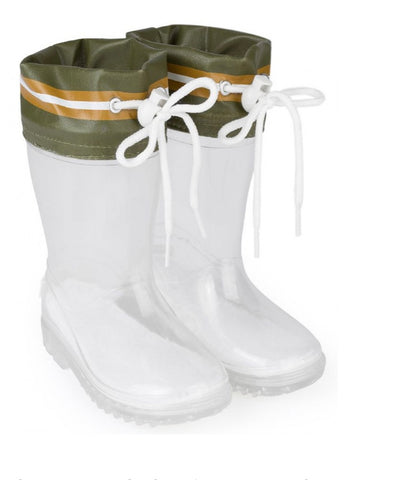 BOBO CHOSES CLEAR RAIN BOOTS