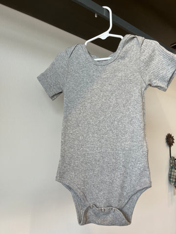 POPUPSHOP Baby Rib Body SS Grey