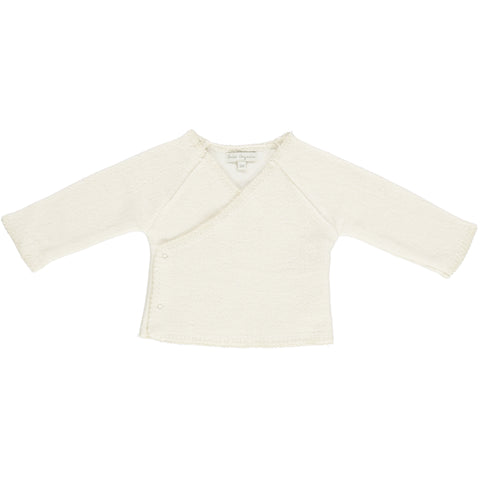 Bebe Organic Kai Wrap Top Buttermilk