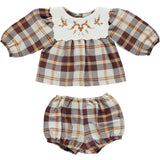 Bebe Organic Louisa Baby Set Nostalgia Check